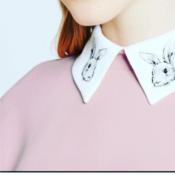 Victoria Beckham for Target Dresses & Skirts - New Victoria Beckham Easter bunny rabbit collar pink mini dress XS